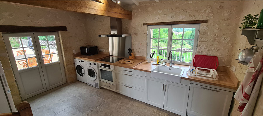 Cuisine équipée gîte Gironde 33